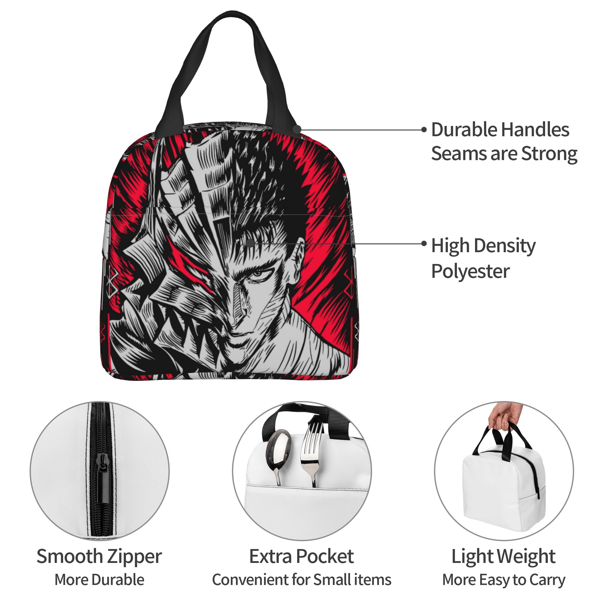 Travel Accessories 2022 - B-Berserks Sac à déjeuner isotherme de