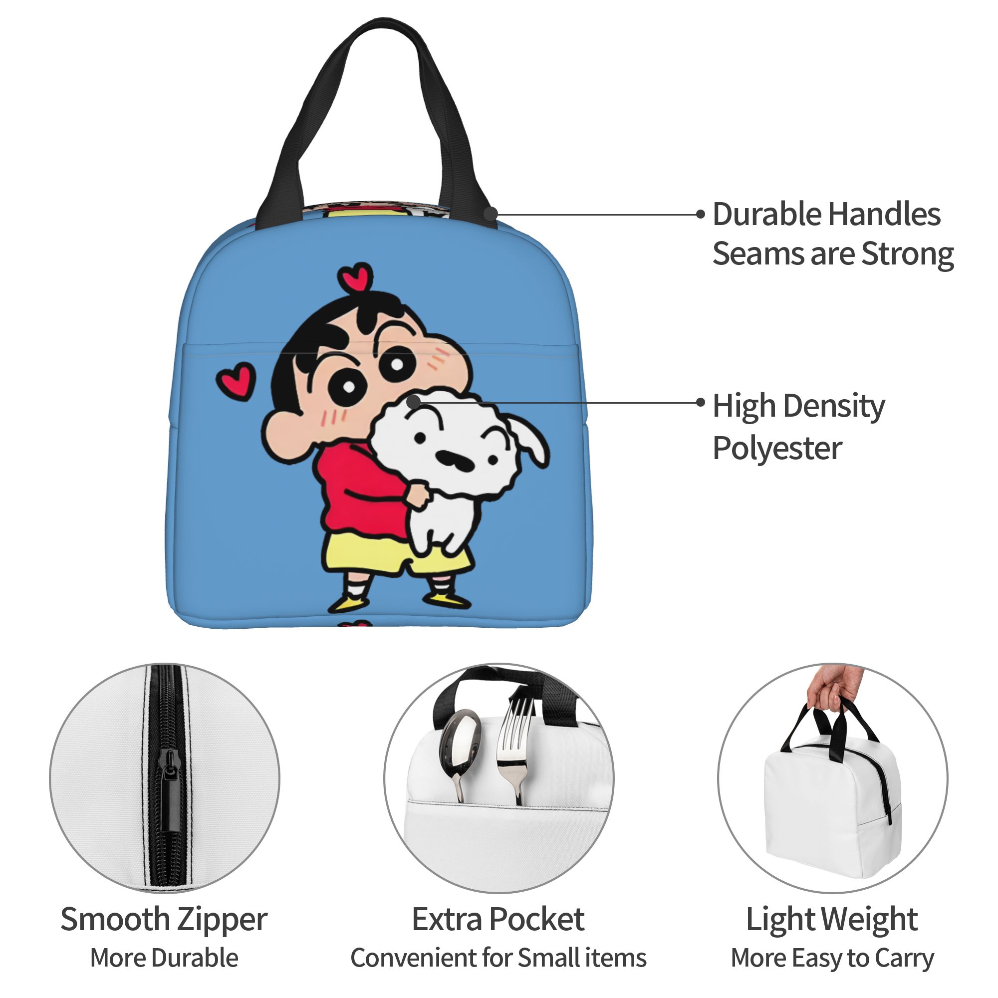 Travel Accessories 2022 - Crayons S-Shinchans Sac à déjeuner isotherme