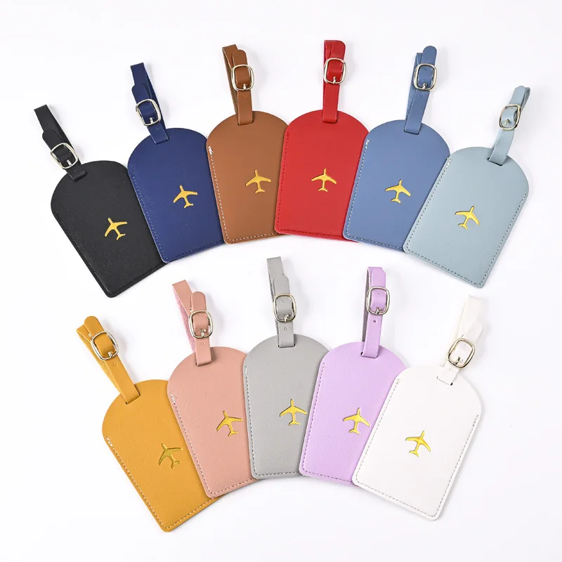 Travel Accessories Gear - Étiquette de bagage en PU épais,