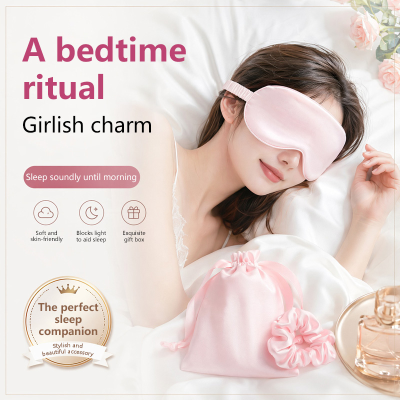 Travel Accessories Eye Mask - Masque de sommeil en soie double