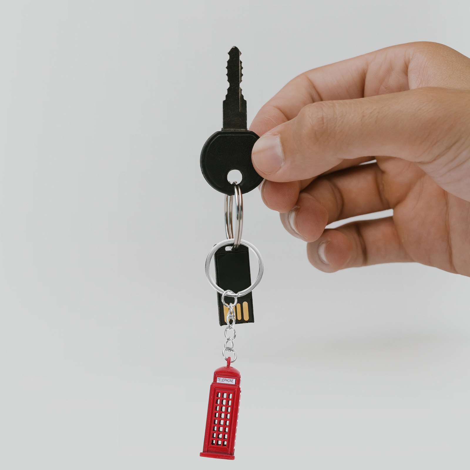 Travel Accessories London - Lot de 5 porte-clés souvenirs de