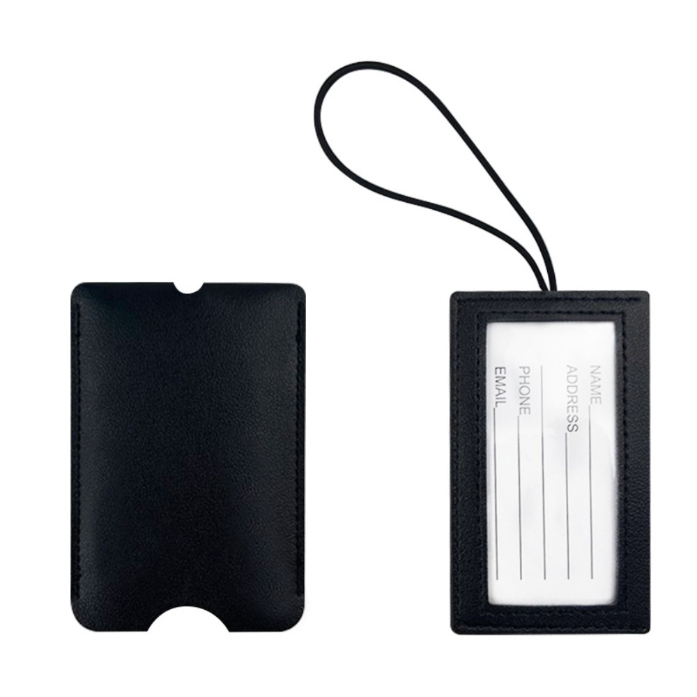 Travel Accessories Luggage Straps - Étiquette de bagage en cuir PU,