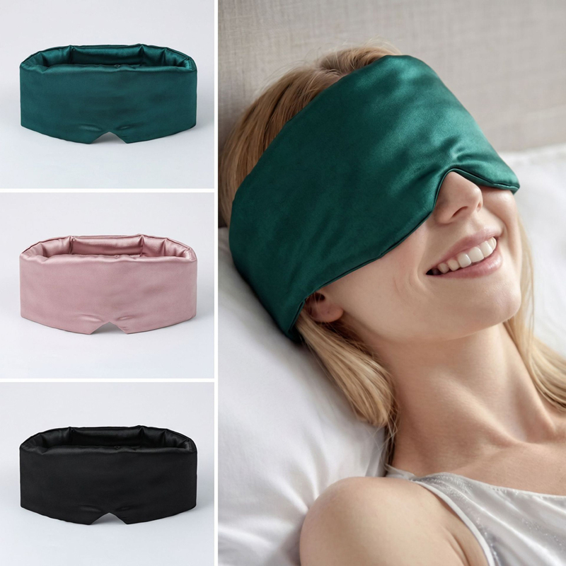 Travel Accessories Eye Mask - Masque de sommeil en soie glacée