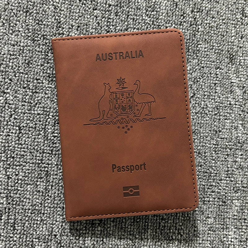 Travel Accessories Passport Holder - Couverture de passeport australien avec blocage