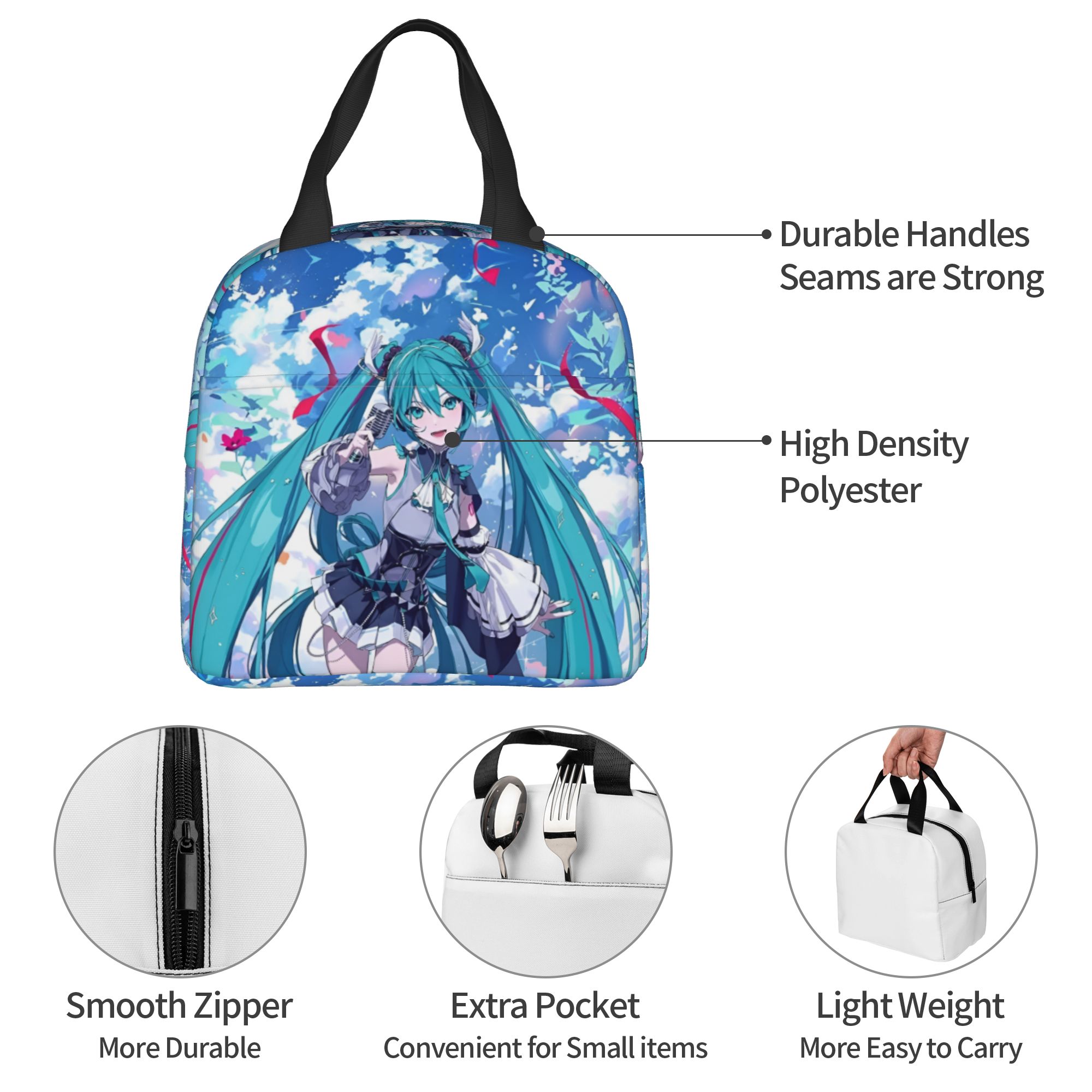 Travel Accessories 2022 - Sacs à déjeuner isothermes personnalisés H-Hatsunes