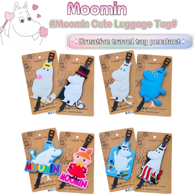 Travel Accessories Gear - Étiquette de Bagage Moomin Famille, Porte-clés