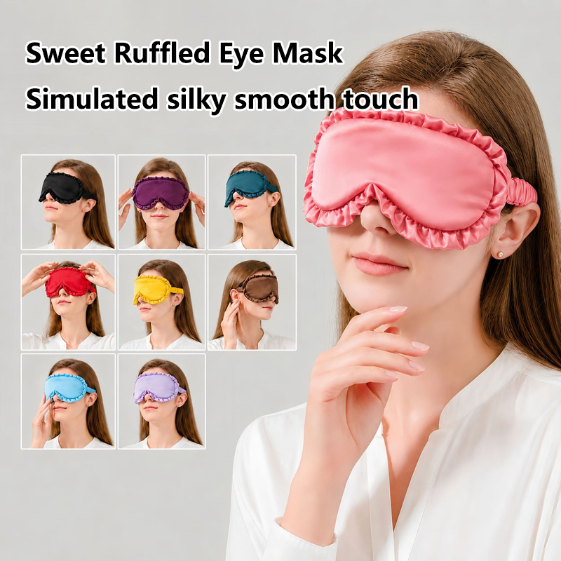 Travel Accessories Eye Mask - Masque de sommeil en soie imitation
