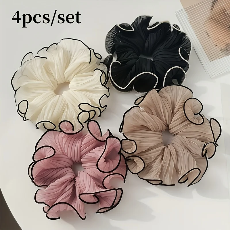 Travel Accessories Gear - Chouchous élégants en tissu à franges,