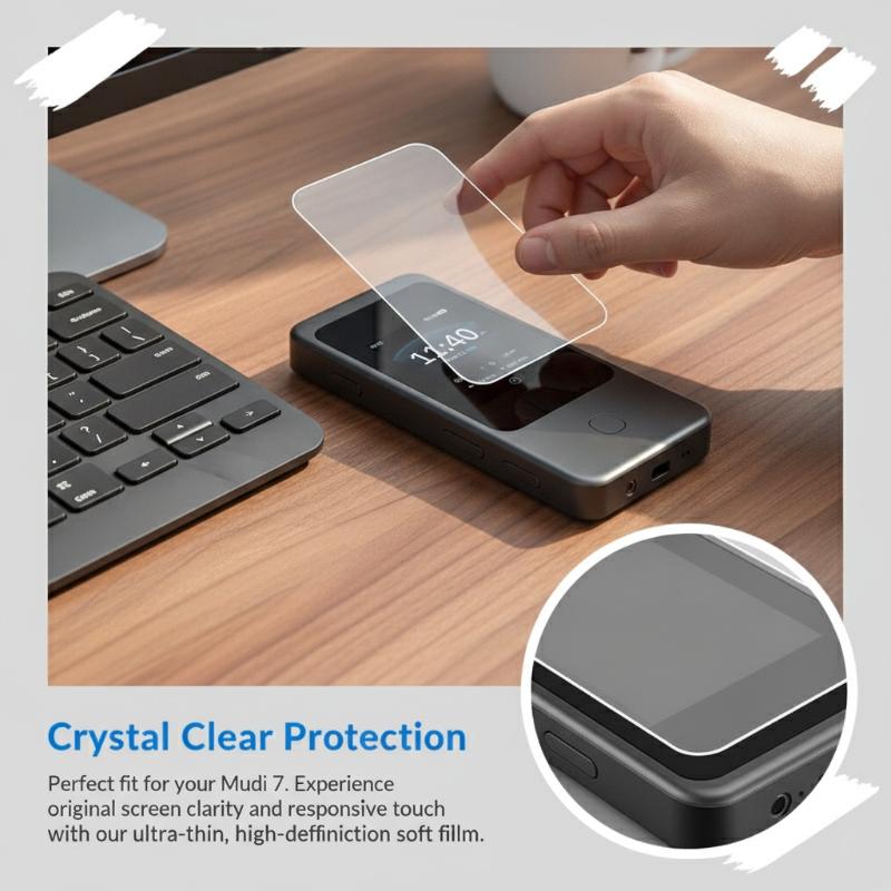 Travel Router Accessories - Protecteur d'écran en verre trempé, 2/3
