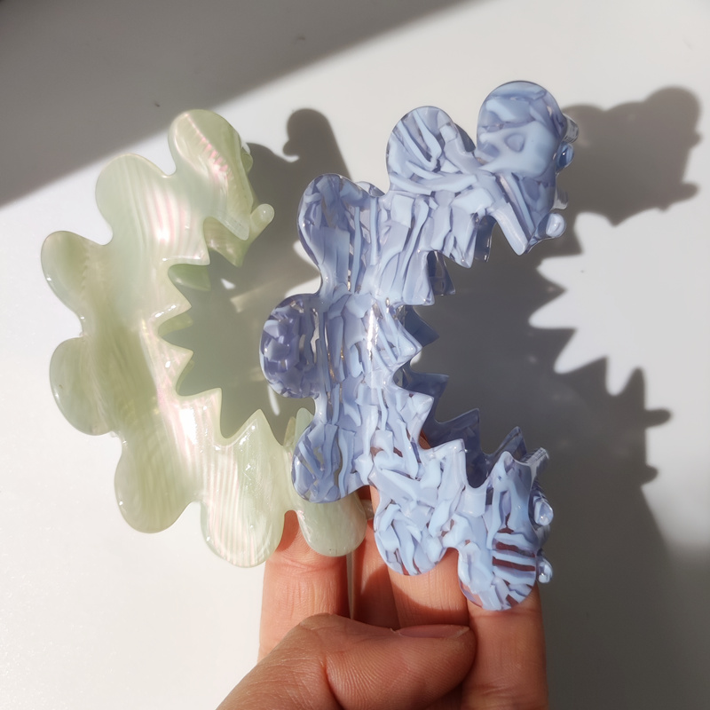 Travel Accessories 2022 - HANGZBottles-Pince à cheveux en acétate géométrique