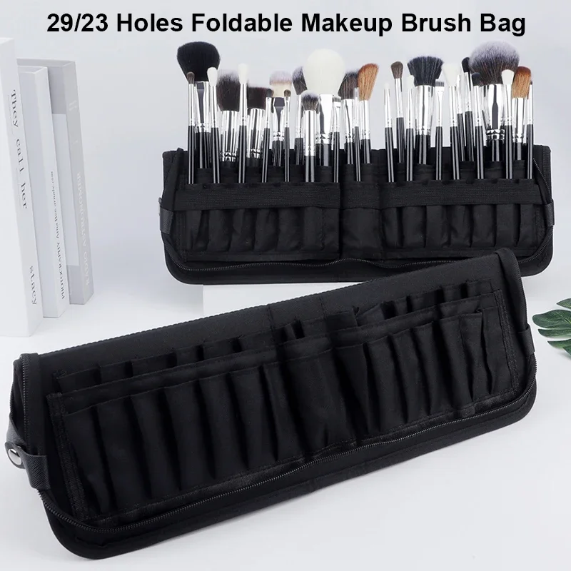 Travel Accessories Organizer Case - 29/23 trous pliable maquillage brosse sac