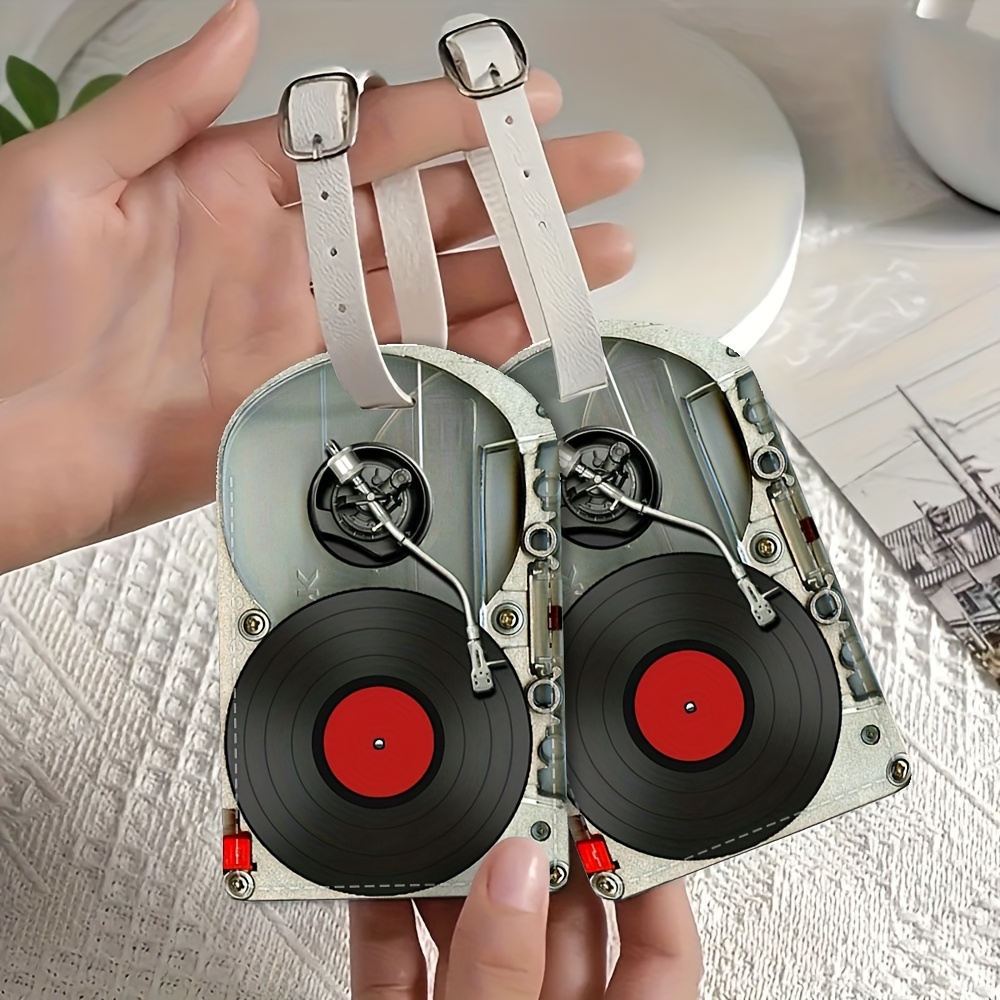 Travel Accessories Luggage Straps - Étiquette de bagage vintage en PU