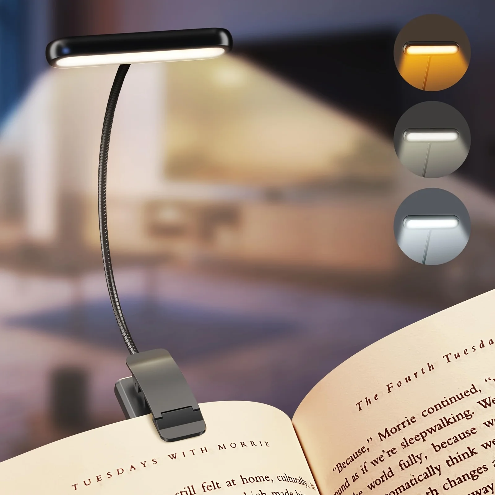 Book Light Flexible - Lampe de lecture de nuit portable