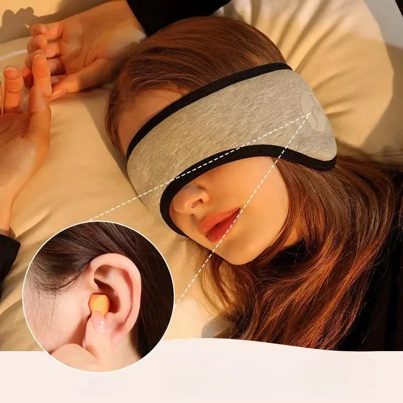 Travel Accessories Eye Mask - Masque de sommeil occultant avec bouchons