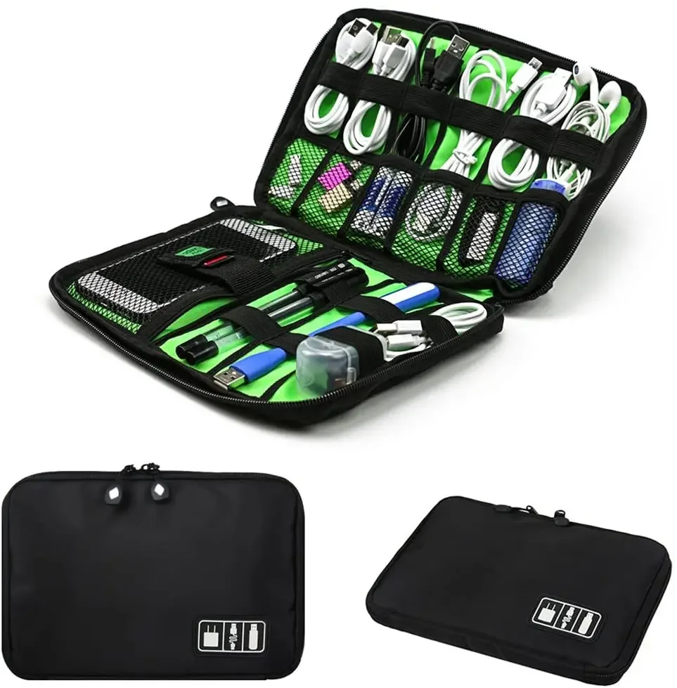 Travel Accessories Organizer Case - Kit de rangement pour câbles, sacs