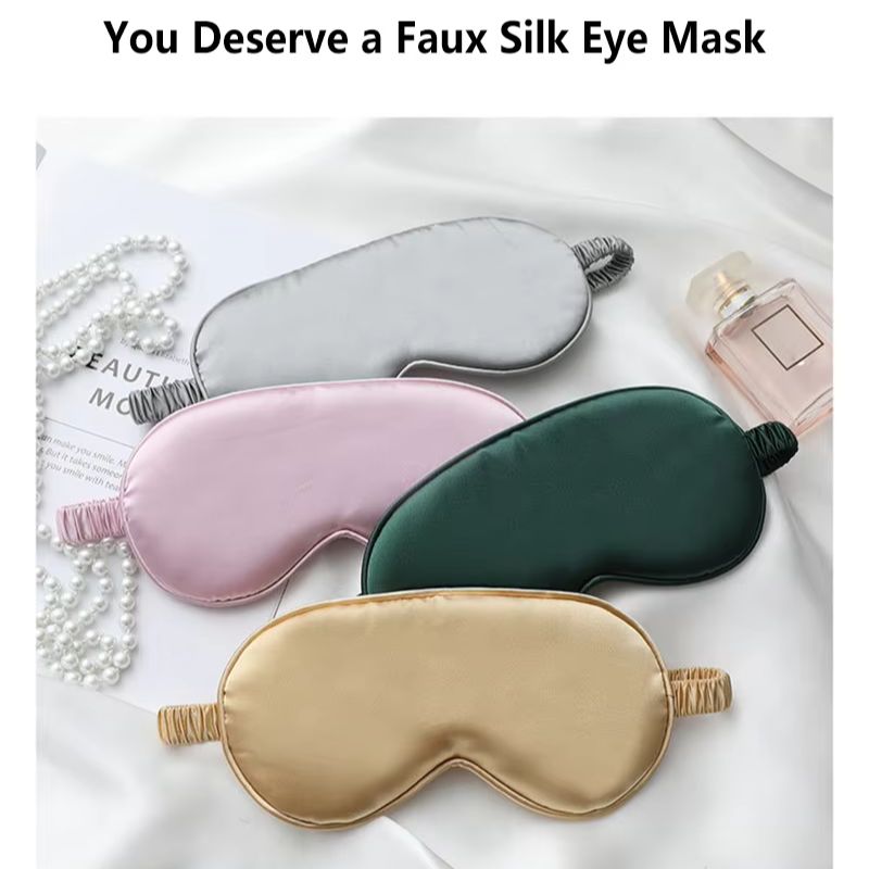 Masque de sommeil en soie doub - Travel Accessories Eye Mask avis et prix