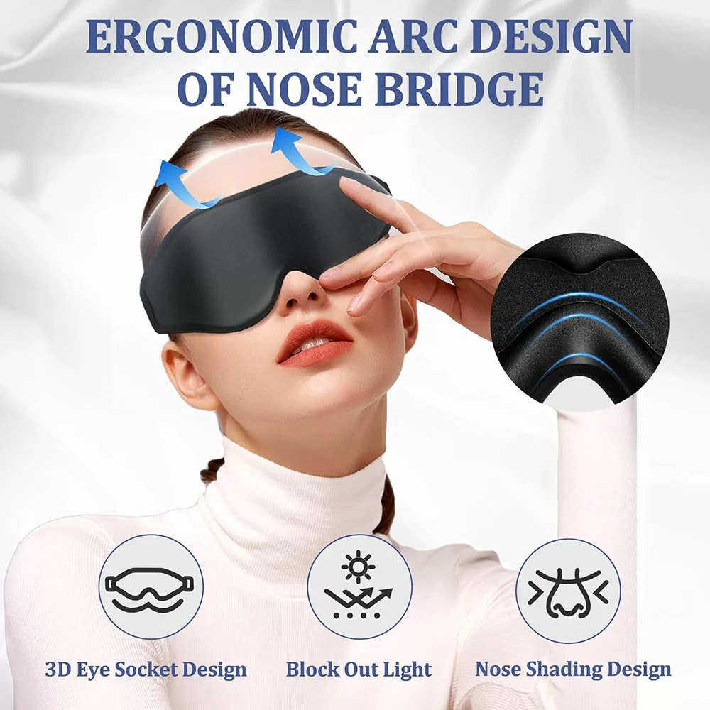Masque pour les yeux 3D, masqu - Travel Accessories Eye Mask avis et prix