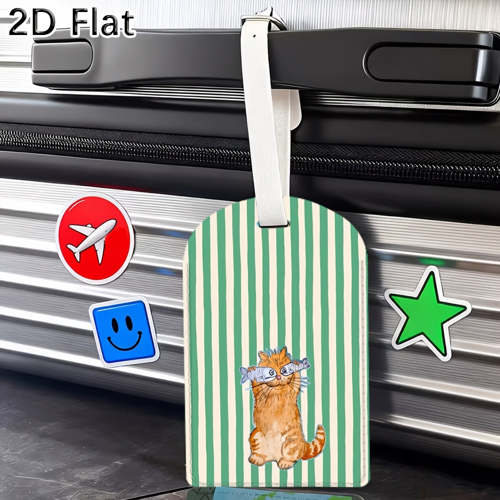 Étiquette de bagage motif chat - Travel Accessories Luggage Straps avis et prix