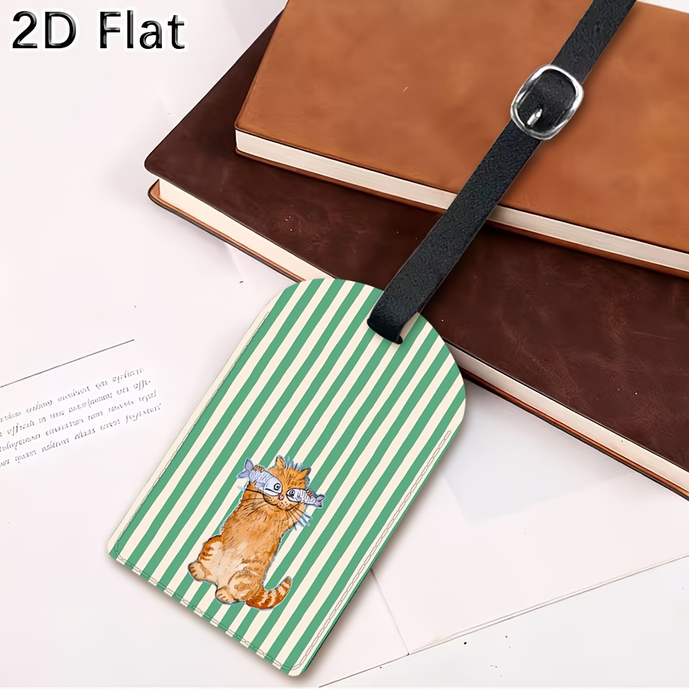 Étiquette de bagage motif chat - Travel Accessories Luggage Straps avis et prix