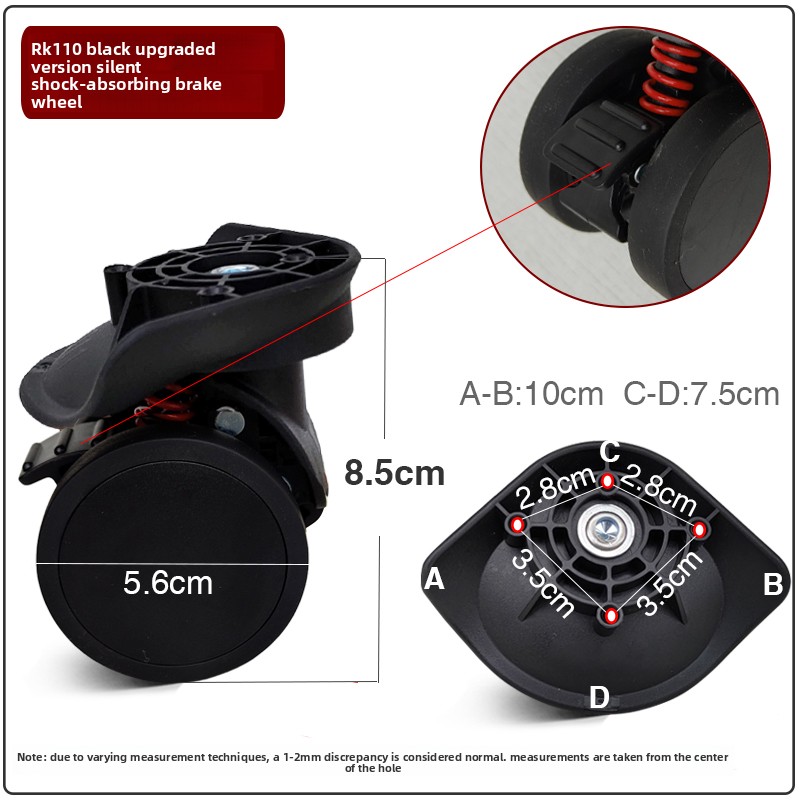 Roulettes universelles pour va - Travel Router Accessories avis et prix
