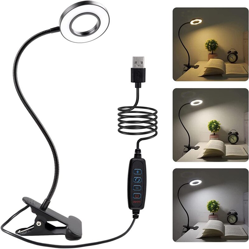 48 LED Lampe de Bureau Clip US - Book Light Flexible avis et prix