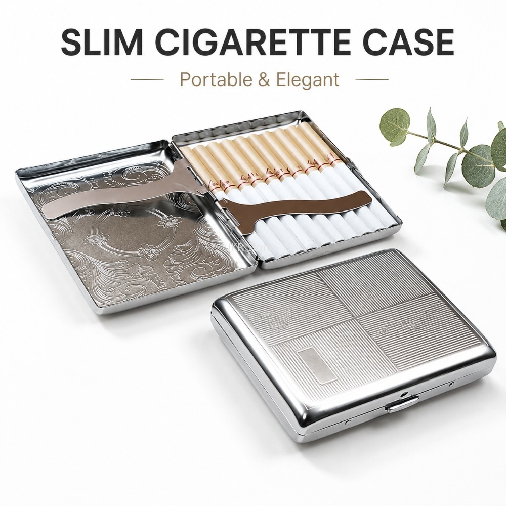 Boîte à cigarettes en acier in - Travel Accessories Box avis et prix