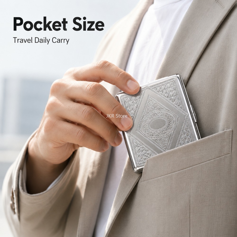 Boîte à cigarettes en acier in - Travel Accessories Box avis et prix