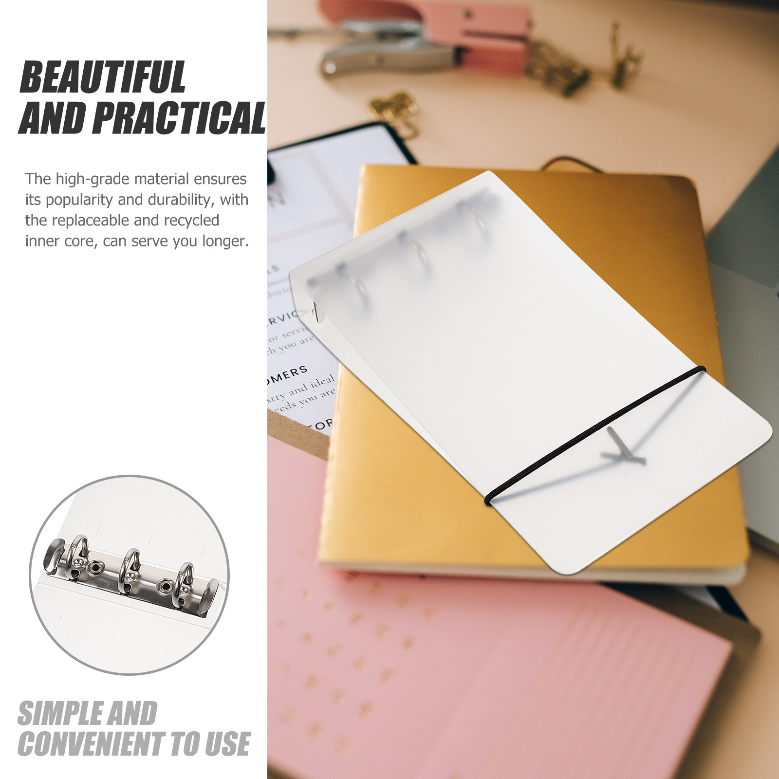 Lot de 3 classeurs transparent - Travel Notebook Journal avis et prix