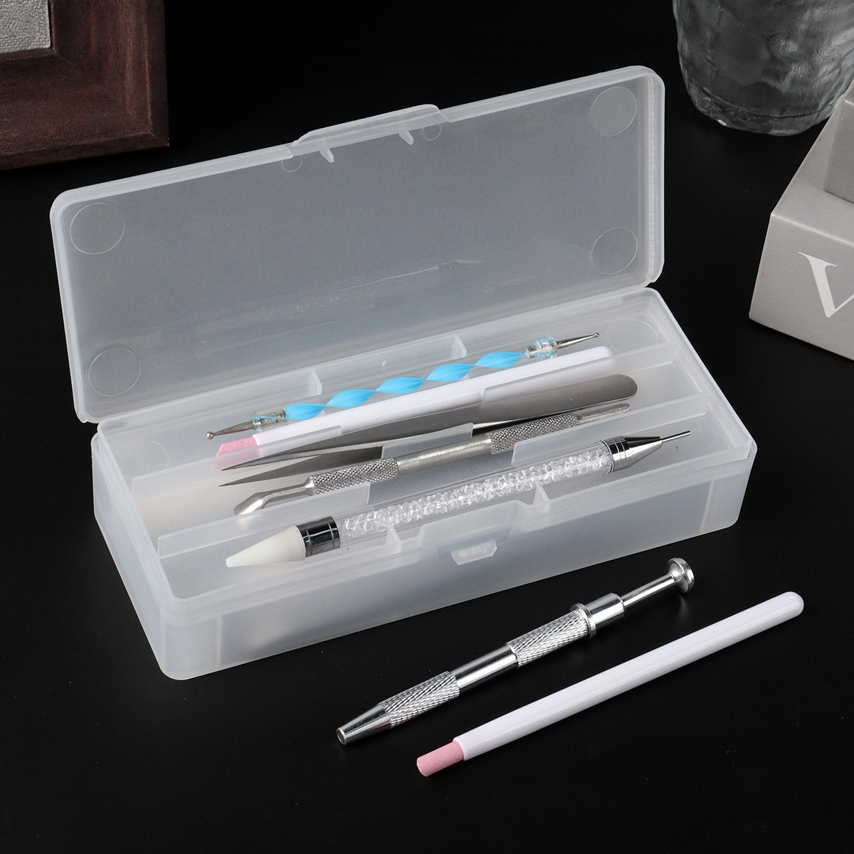 Ensemble de rangement transpar - Travel Accessories Box avis et prix
