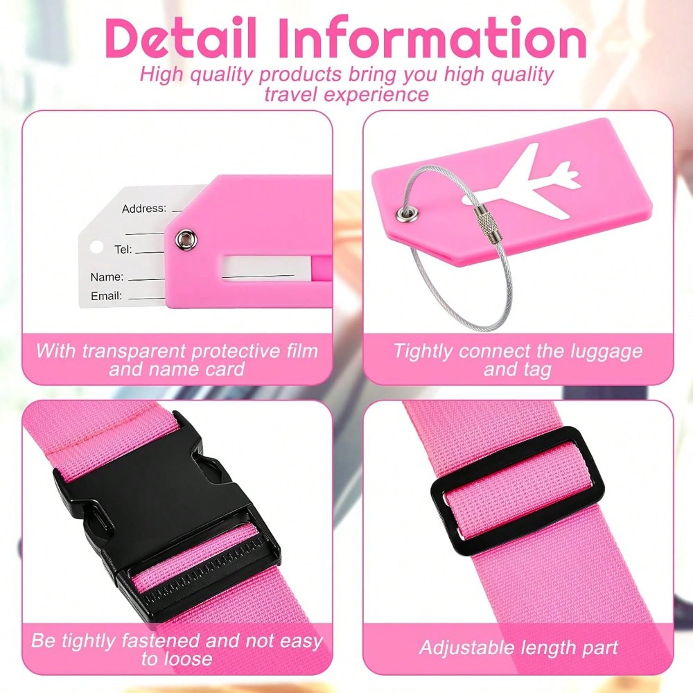 Ensemble de sangles de bagages - Travel Accessories Luggage Straps avis et prix