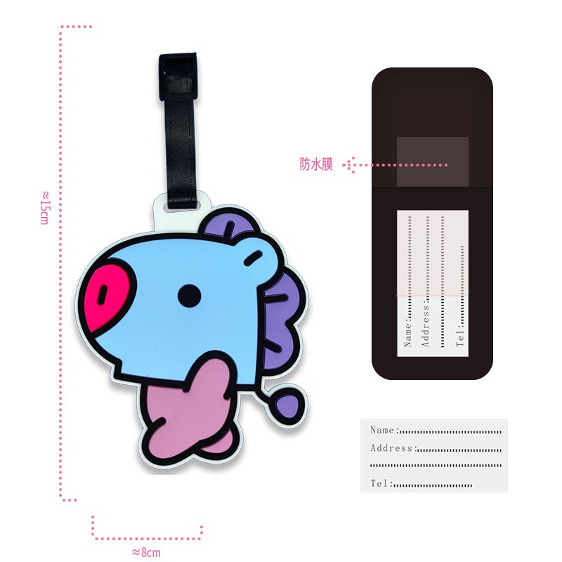 Porte-clés mignon BT21, étique - Travel Accessories Gear avis et prix