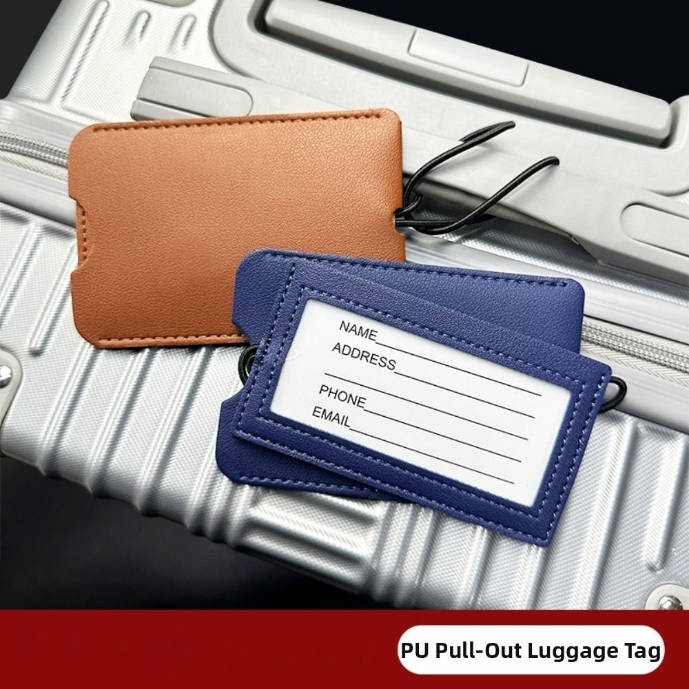 Étiquette de bagage en cuir PU - Travel Accessories Luggage Straps avis et prix