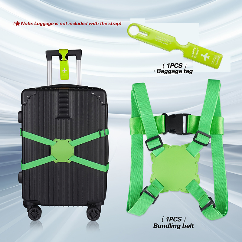 Ensemble de 2 sangles de bagag - Travel Accessories Luggage Straps avis et prix
