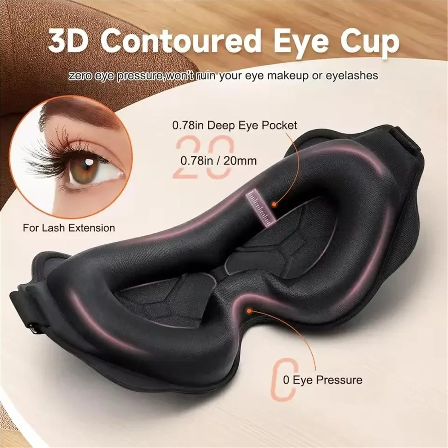 Masque de sommeil 3D bloquant  - Travel Accessories Eye Mask avis et prix