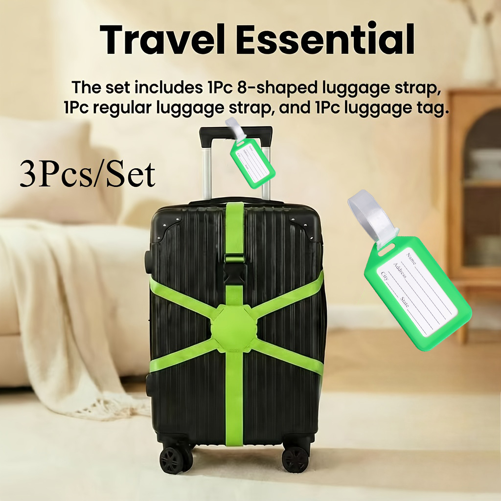 Ensemble de 3 pièces (2 sangle - Travel Accessories Luggage Straps avis et prix