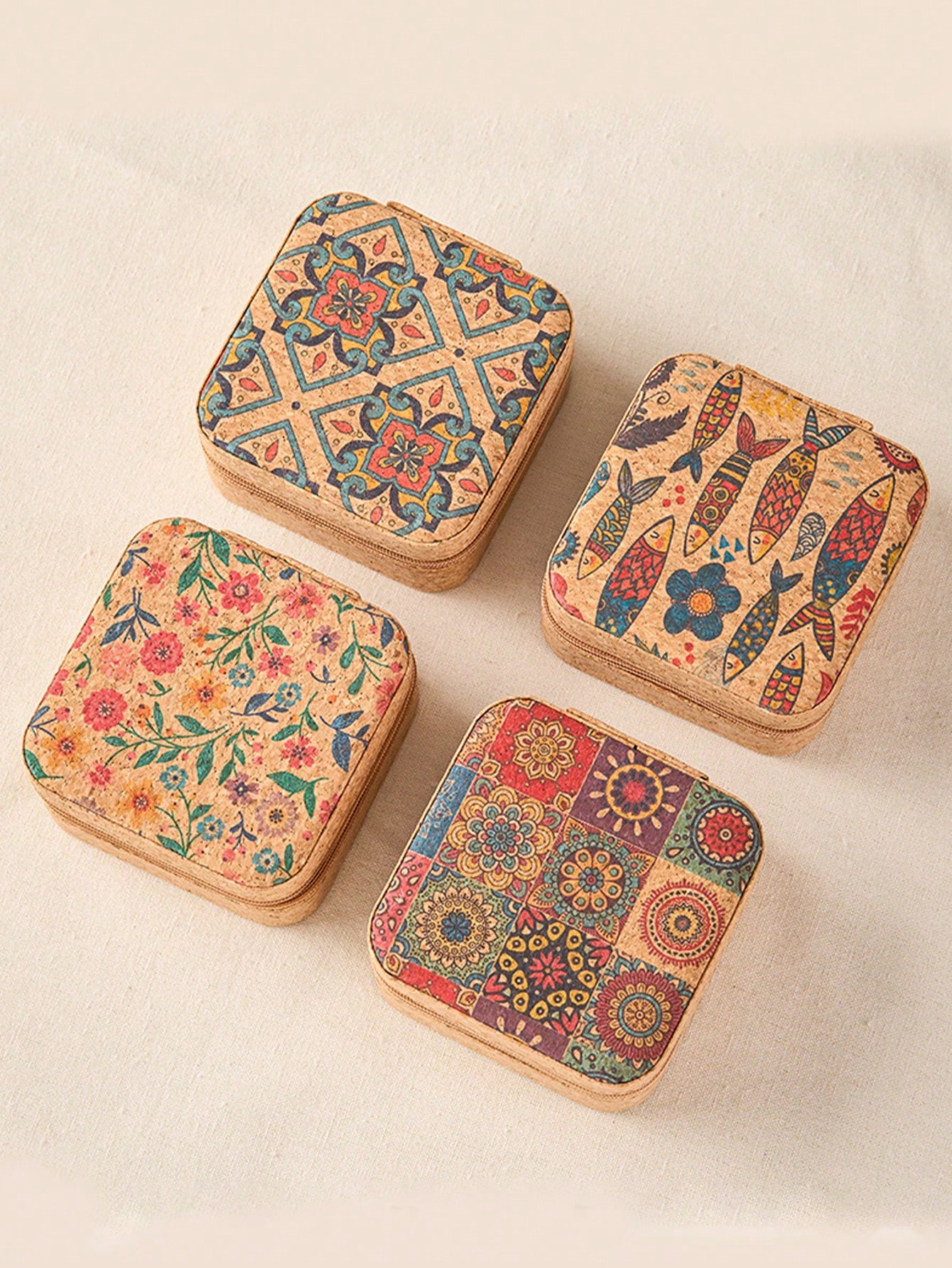 Boîte à bijoux carrée vintage  - Travel Accessories Box avis et prix