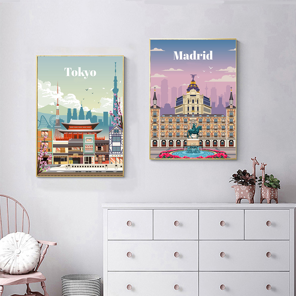 Peinture de diamant de paysage - Travel Accessories London avis et prix