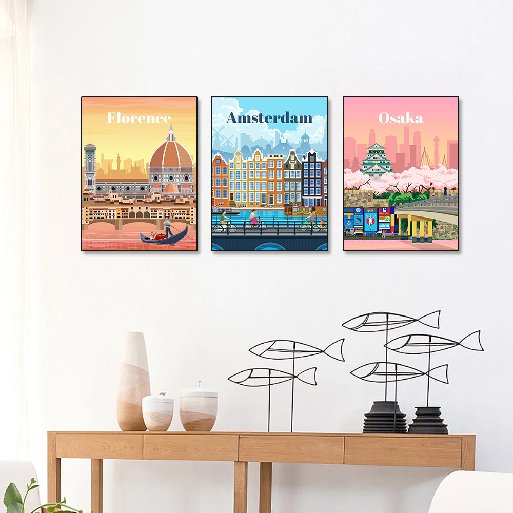 Peinture de diamant de paysage - Travel Accessories London avis et prix
