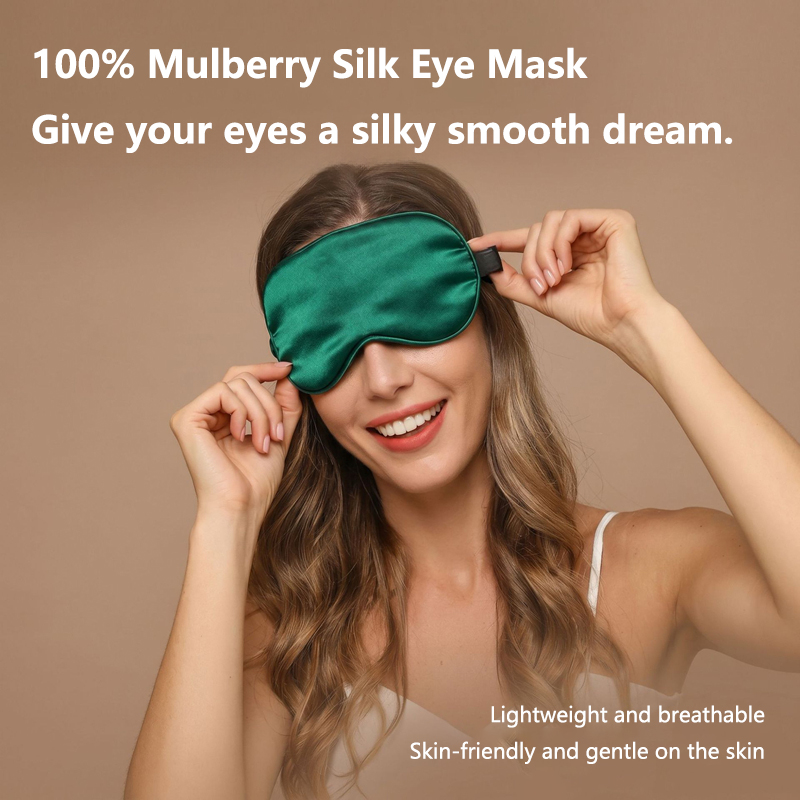 Masque de sommeil en soie glac - Travel Accessories Eye Mask avis et prix