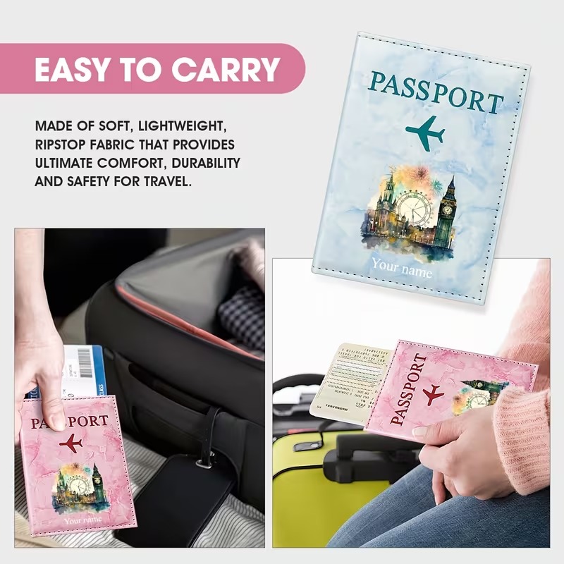Porte-passeport personnalisé a - Travel Accessories London avis et prix