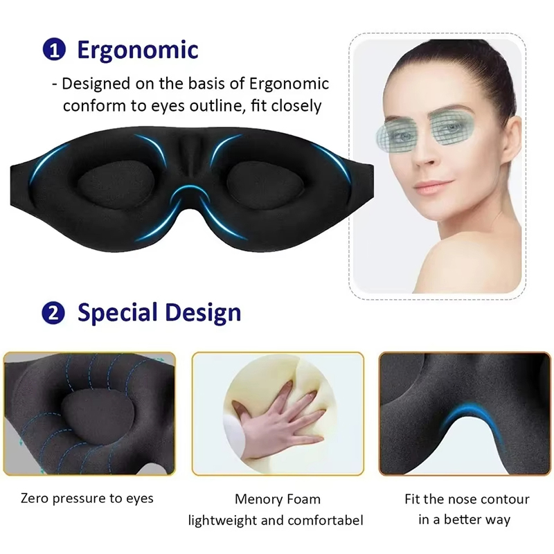 Masque de sommeil 3D portable, - Travel Accessories Eye Mask avis et prix