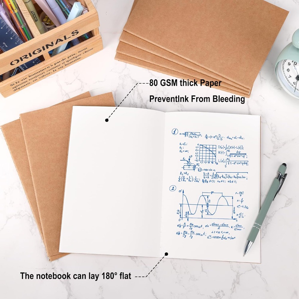 Lot de 24 cahiers A5 en papier - Travel Notebook Journal avis et prix