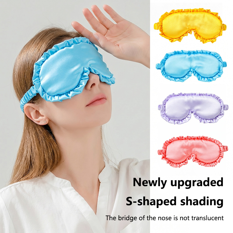 Masque de sommeil en soie imit - Travel Accessories Eye Mask avis et prix