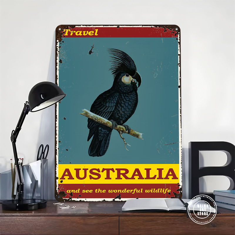 Affiche murale en métal person - Travel Accessories Australia avis et prix