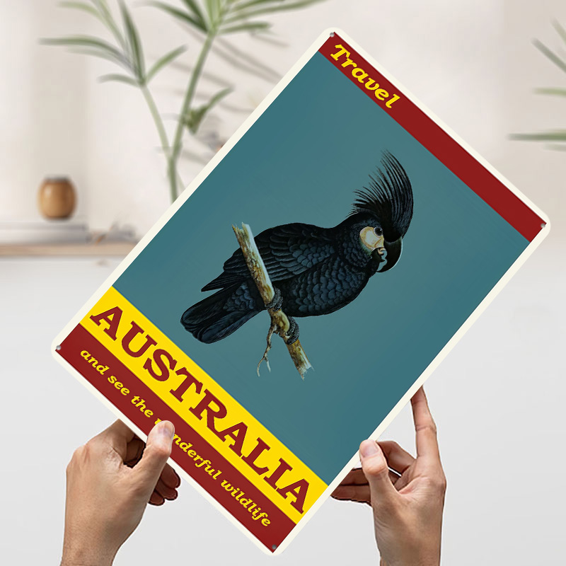 Affiche murale en métal person - Travel Accessories Australia avis et prix