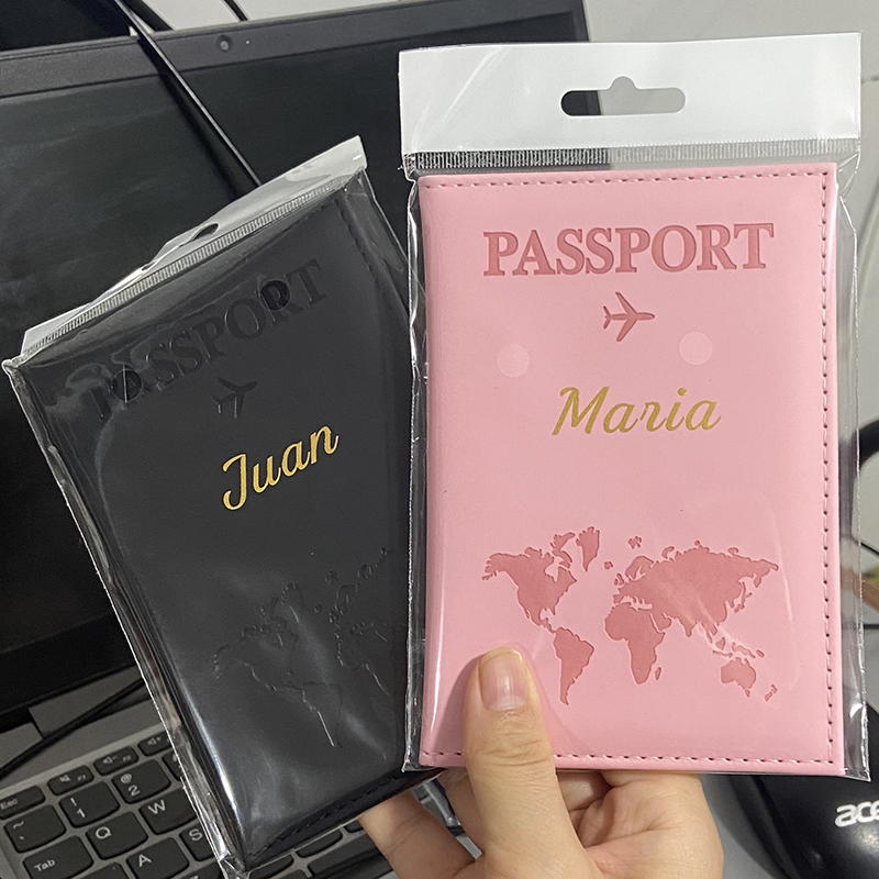 Nom de couleur or personnalisé - Travel Accessories Passport Holder avis et prix