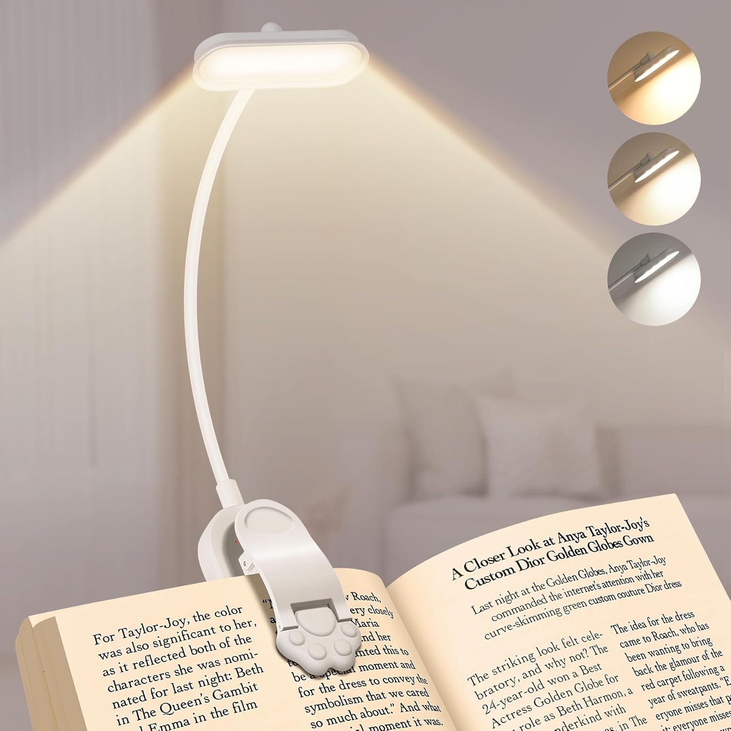 Lampe de lecture LED rechargea - Book Light Flexible avis et prix