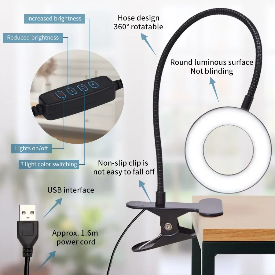 Lampe de lecture pliable USB 4 - Book Light Flexible avis et prix
