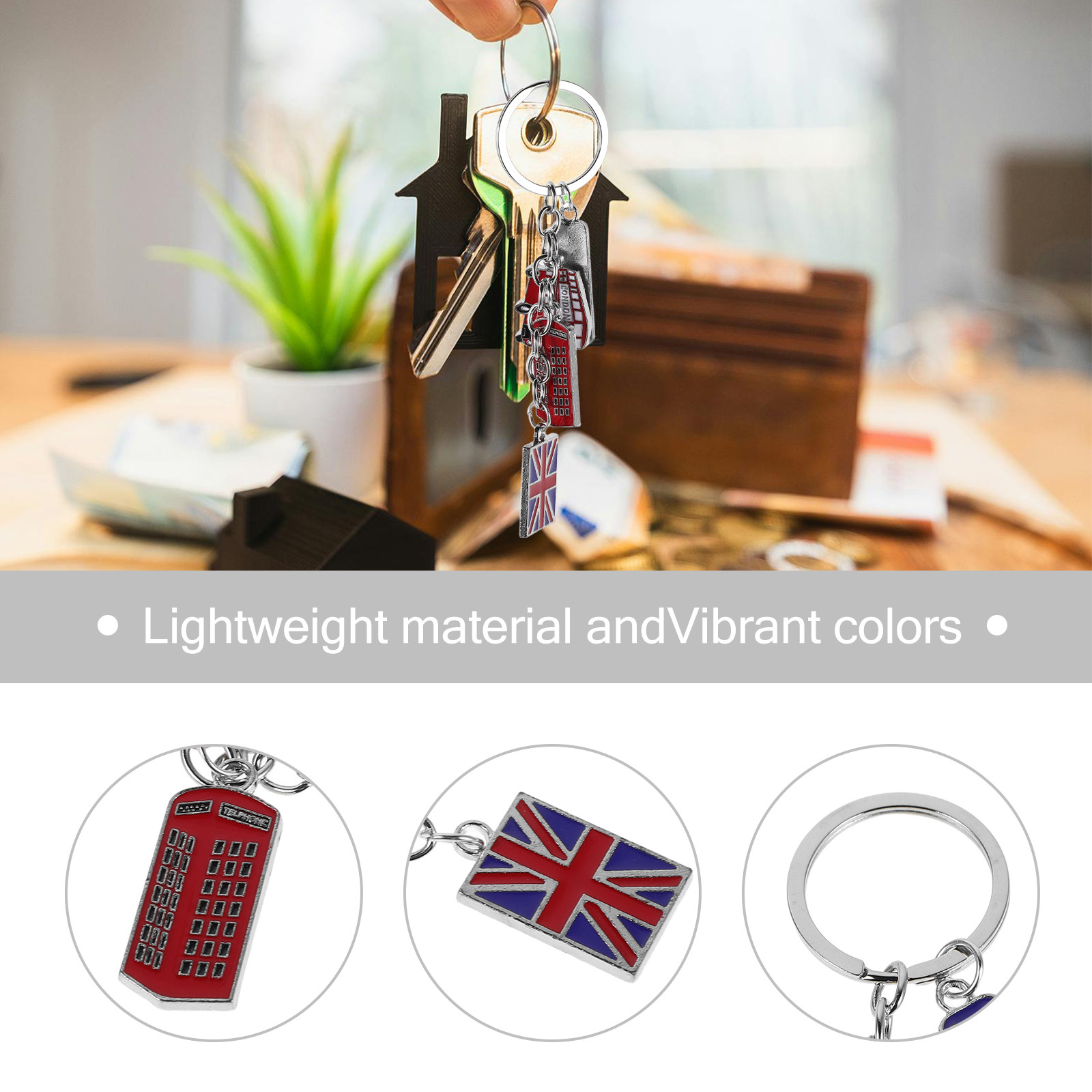 5 Porte-clés Drapeau Britanniq - Travel Accessories London avis et prix