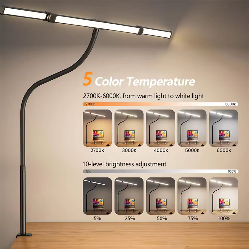 Lampe de bureau LED pour le so - Book Light Flexible avis et prix